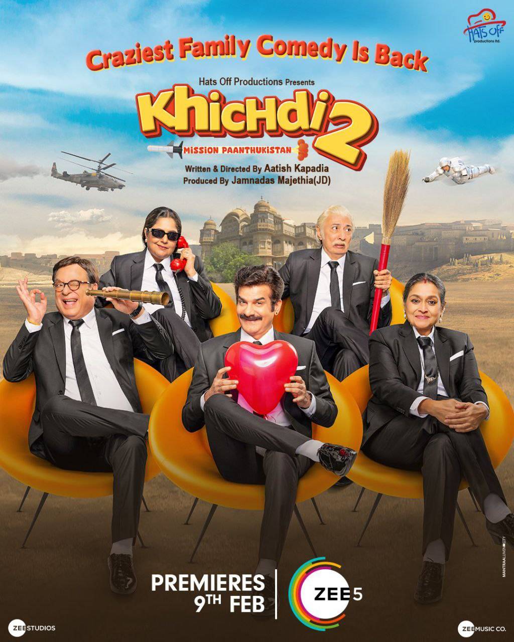 Download Khichdi 2 2023 Hindi 5.1 Movie WEB-DL 1080p 720p 480p HEVC