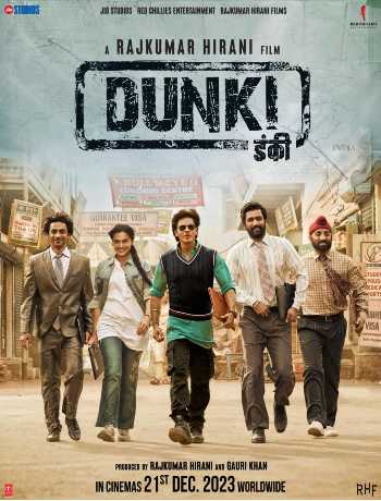 Download Dunki 2023 Hindi (5.1ch) WEB-DL 1080p 720p 480p HEVC